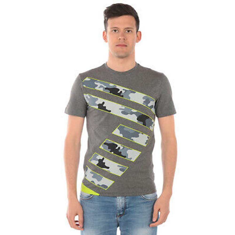 Tricou bărbătesc EA7 EMPORIO ARMANI T-SHIRT 3XL Gri inchis photo 2